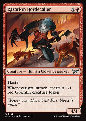 Razorkin Hordecaller (152) [Duskmourn: House of Horror]