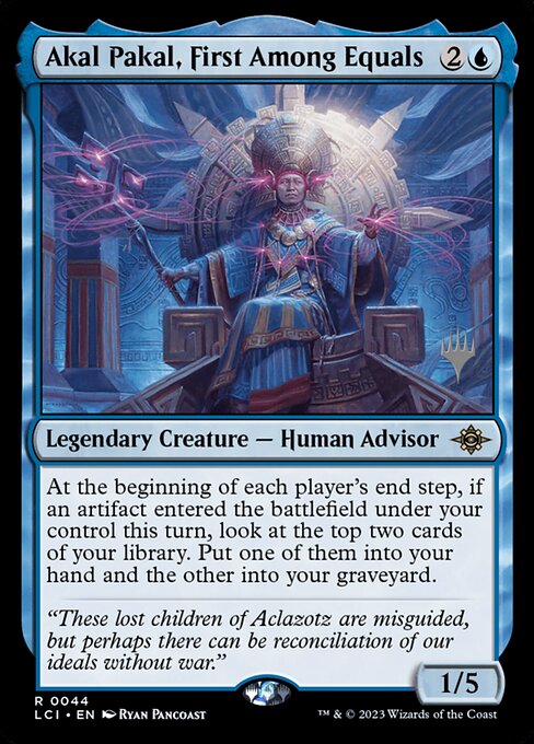 Akal Pakal, First Among Equals (44p) [The Lost Caverns of Ixalan Promos]