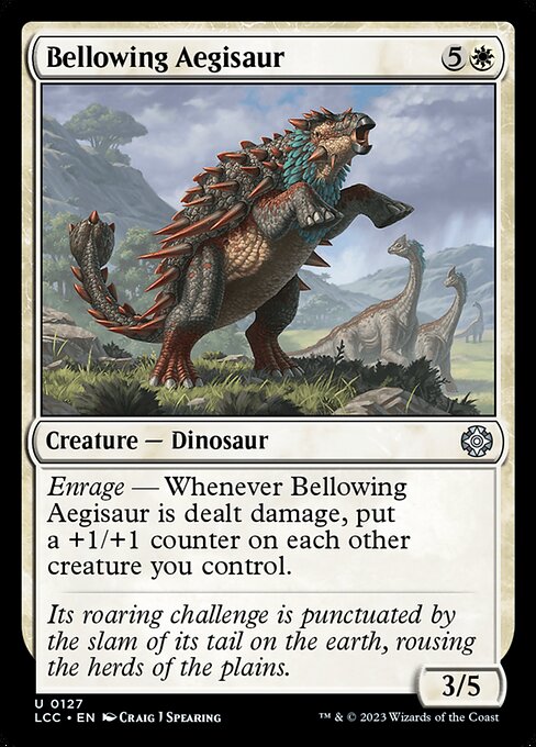 Bellowing Aegisaur (127) [The Lost Caverns of Ixalan Commander]