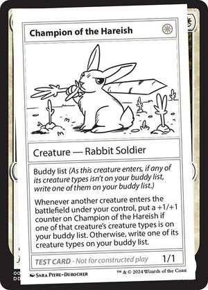 Champion of the Hareish (999-COH) [Mystery Booster 2]