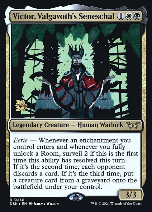 Victor, Valgavoth's Seneschal (238s) [Duskmourn: House of Horror Promos]