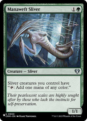 Manaweft Sliver (CMM-900) [The List]