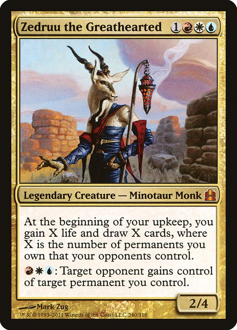 Zedruu the Greathearted (240) [Commander 2011]