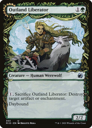 Outland Liberator // Frenzied Trapbreaker (303) [Innistrad: Midnight Hunt] [Showcase]