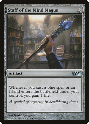 Staff of the Mind Magus (221) [Magic 2014]