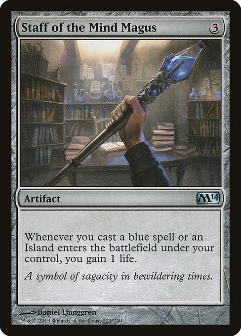 Staff of the Mind Magus (221) [Magic 2014]