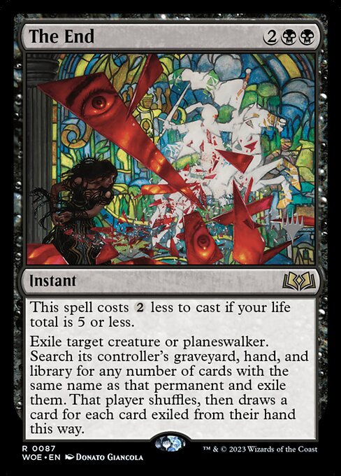 The End (87p) [Wilds of Eldraine Promos]