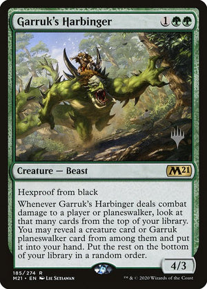 Garruk's Harbinger (185p) [Core Set 2021 Promos]