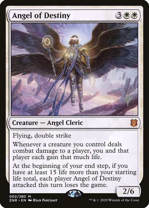 Angel of Destiny (2p) [Zendikar Rising Promos]