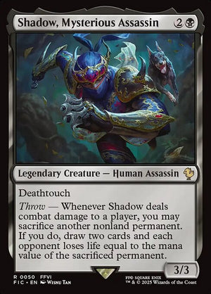 Shadow, Mysterious Assassin (50) [Final Fantasy Commander]