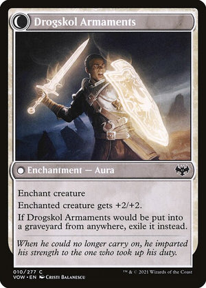 Drogskol Infantry // Drogskol Armaments (10) [Innistrad: Crimson Vow] Reverse