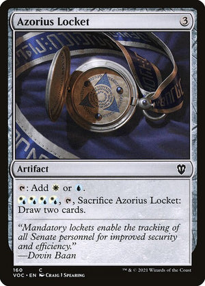 Azorius Locket (160) [Crimson Vow Commander]