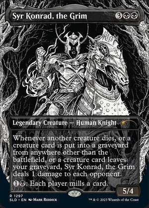 Syr Konrad, the Grim (1297) [Secret Lair Drop] [Borderless]