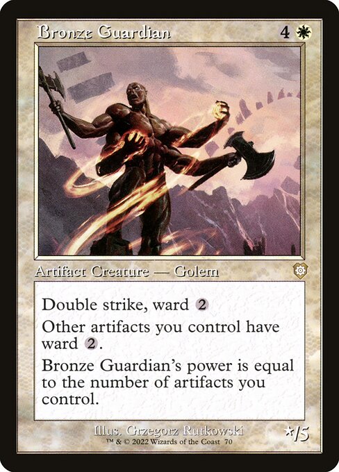 Bronze Guardian (70) [The Brothers' War Commander]