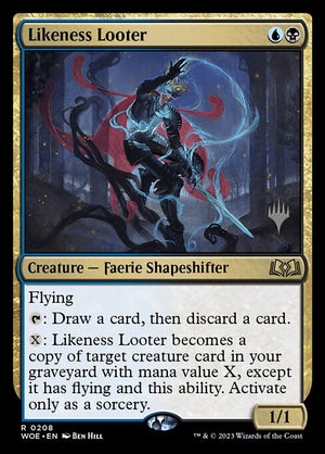 Likeness Looter (208p) [Wilds of Eldraine Promos]