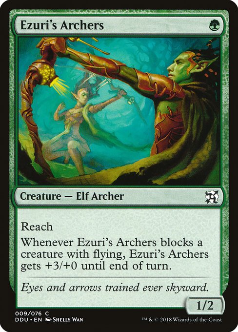 Ezuri's Archers (9) [Duel Decks: Elves vs. Inventors]