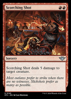 Scorching Shot (145) [Outlaws of Thunder Junction]