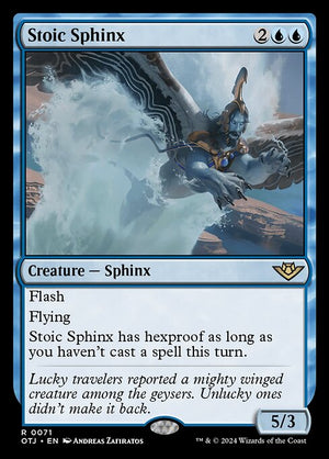 Stoic Sphinx (71) [Outlaws of Thunder Junction]