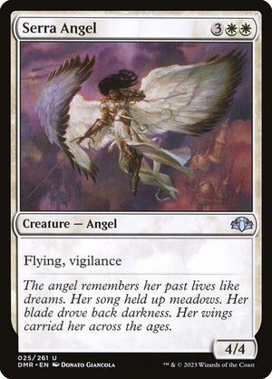 Serra Angel (25) [Dominaria Remastered]