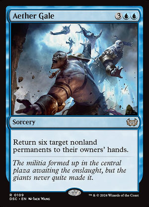 Aether Gale (109) [Duskmourn: House of Horror Commander]