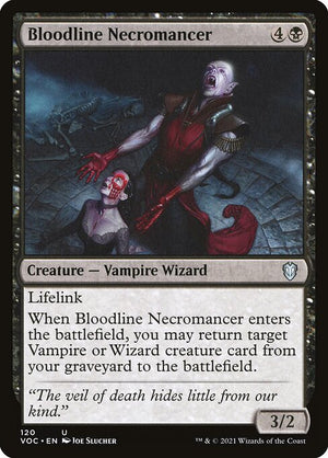 Bloodline Necromancer (120) [Crimson Vow Commander]