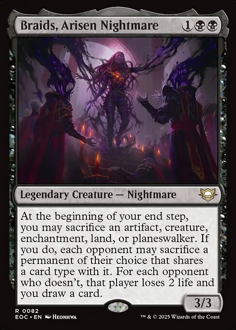 Braids, Arisen Nightmare (82) [Edge of Eternities Commander]