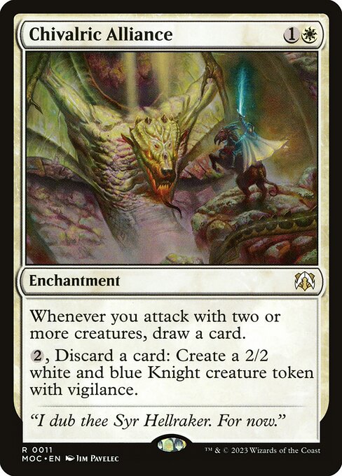 Chivalric Alliance (11) [March of the Machine Commander]