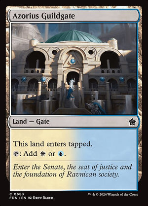 Azorius Guildgate (683) [Foundations]