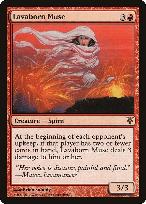 Lavaborn Muse (50) [Duel Decks: Sorin vs. Tibalt]