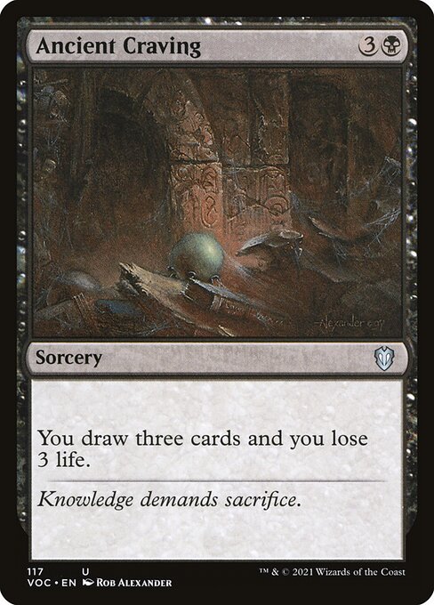 Ancient Craving (117) [Crimson Vow Commander]