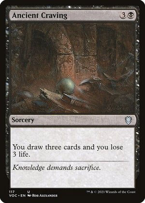 Ancient Craving (117) [Crimson Vow Commander]