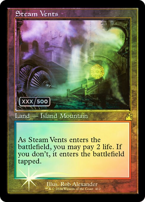 Steam Vents (412z) [Ravnica Remastered]