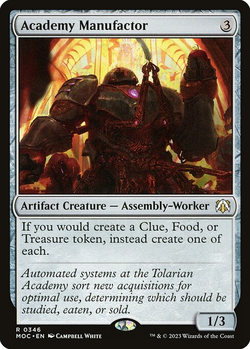Academy Manufactor (346) [March of the Machine Commander]