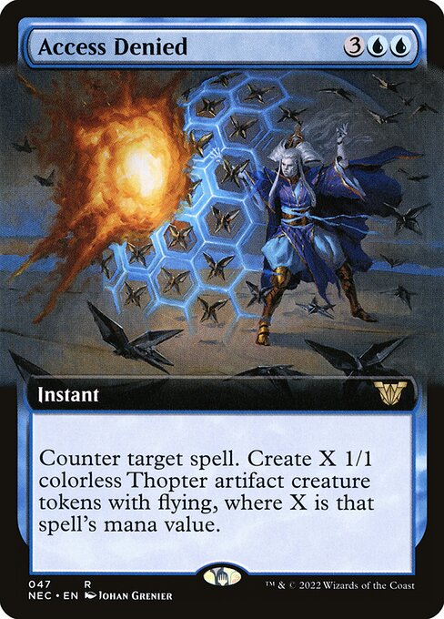 Access Denied (47) [Neon Dynasty Commander] [Extended Art]