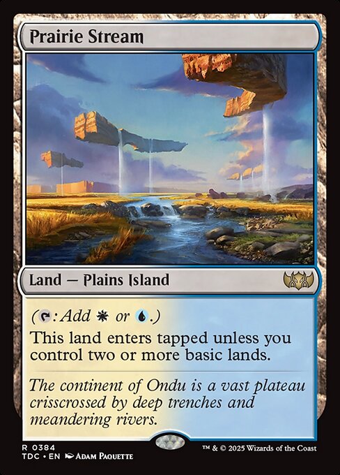 Prairie Stream (384) [Tarkir: Dragonstorm Commander]