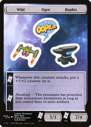 Wild Ogre Bupkis (40) [Unfinity Sticker Sheets]