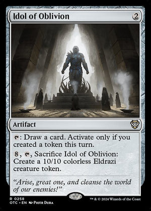 Idol of Oblivion (258) [Outlaws of Thunder Junction Commander]