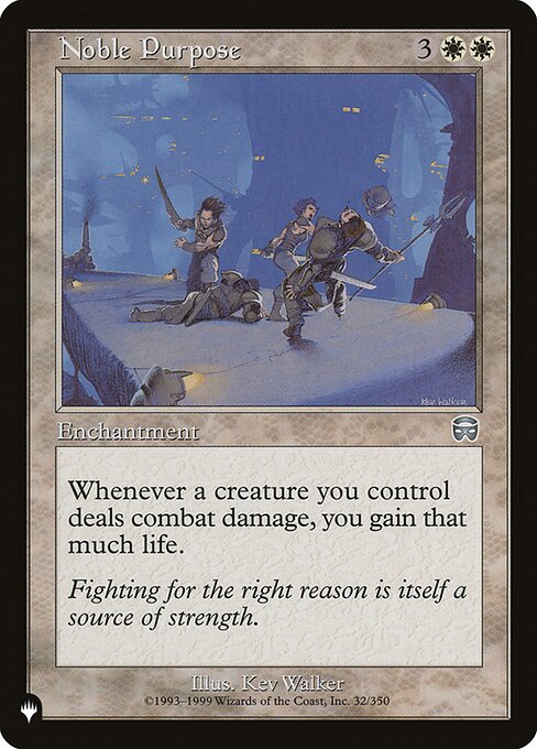 Noble Purpose (MMQ-32) [The List]