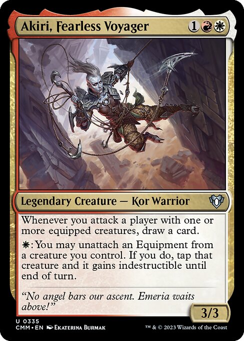 Akiri, Fearless Voyager (335) [Commander Masters]
