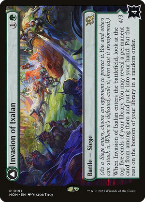 Invasion of Ixalan // Belligerent Regisaur (191) [March of the Machine]