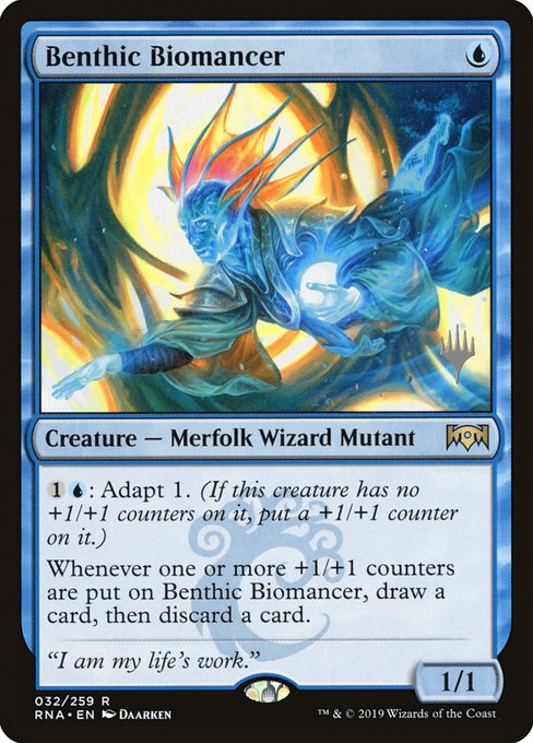 Benthic Biomancer (32p) [Ravnica Allegiance Promos]