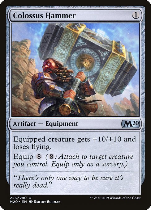 Colossus Hammer (223) [Core Set 2020]