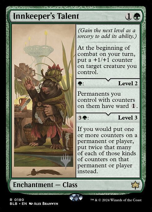 Innkeeper's Talent (180p) [Bloomburrow Promos]