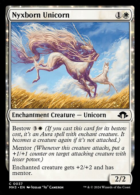 Nyxborn Unicorn (37) [Modern Horizons 3]