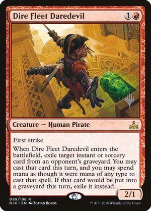 Dire Fleet Daredevil (99p) [Rivals of Ixalan Promos]