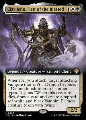 Clavileño, First of the Blessed (27) [The Lost Caverns of Ixalan Commander] [Extended Art]