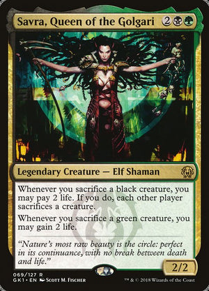 Savra, Queen of the Golgari (69) [GRN Guild Kit]