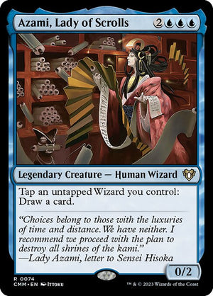 Azami, Lady of Scrolls (74) [Commander Masters]