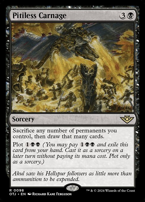 Pitiless Carnage (98) [Outlaws of Thunder Junction]