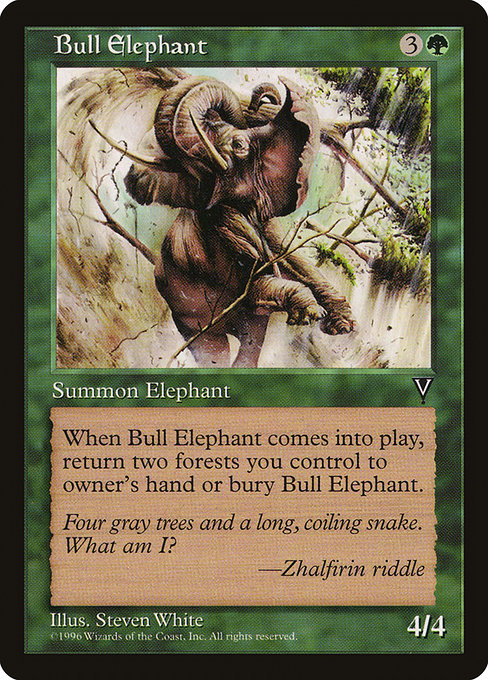 Bull Elephant (101) [Visions]